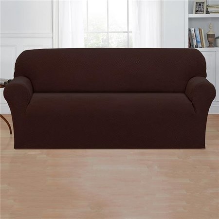 MADISON INDUSTRIES Madison MASON-SO-CH Mason Sofa Slipcover; Chocolate MASON-SO-CH